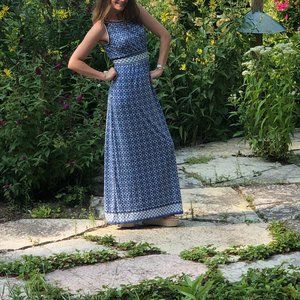 BCBG floral maxi dress